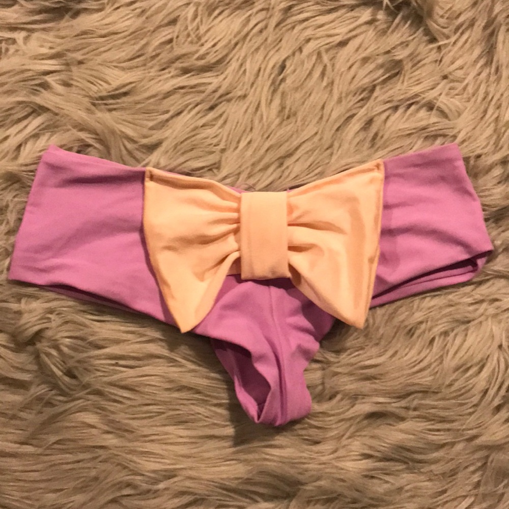Lolli swim bikini bow bottoms small